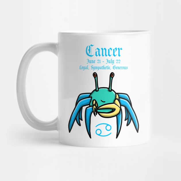 Cancer Zodiac Sign Dates & Traits by Pheona and Jozer Designs